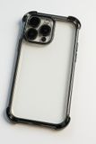 Ceezs TPU Shock Case - Geschikt voor iPhone 13 Pro, met Camerabescherming (Noir)