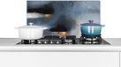 KitchenYeah Spatscherm keuken - Wolken - Abstract - Design - Goud - 70x30 cm - Aluminium