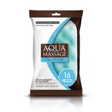 ARIX | 16 Revitaliserende Massasponzen uit de lijn Aqua Massage Tradition, fijne poriën lichaamsspons voor ontspanningsmassage, douche, productie zonder eon, 16 stuks