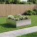 Maison Exclusive - Jardinière d'extérieur argentée 100 x 100 x 50 cm en acier inoxydable