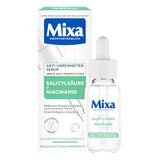 Mixa Anti-onzuiverheden serum, voor acne gevoelige huid, met salicylzuur, squalaan en niacinamide, geschikt voor gezicht en hals, hypoallergeen, 30 ml
