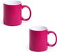 Allegra Mug and Tumbler - 2 pieces - pink/white - 350 ml - Ceramic