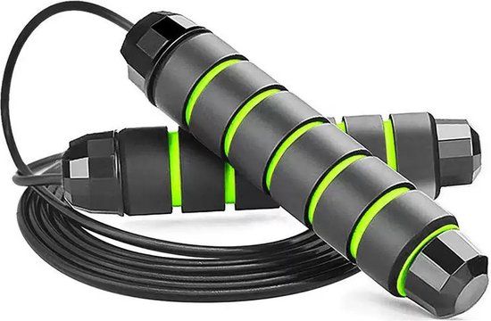 Techvavo® Professioneel Sport Springtouw - Verstelbaar - Speedrope - Jump Rope - Groen