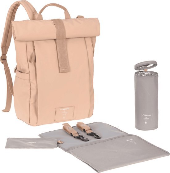 Lässig Rolltop Backpack Peach Rose