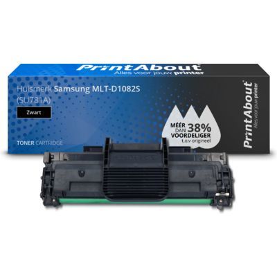 PrintAbout MLT-D1082S Toner Zwart Compatible met Samsung ML-1640, ML-1641, ML-2240, ML-2241