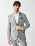 Next Heren Colbert Regular Fit Grijs