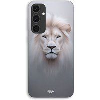 Maniacase Coque Pour Samsung Galaxy S25 FE Lion Blanc