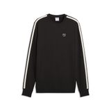 PUMA Essentials Elevated sweatshirt met ronde hals voor heren S, Black Warm White