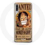Maniacase Etui voor Samsung Galaxy A70 One Piece Manga Luffy zoek poster
