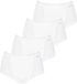 Sloggi Control Maxi 4-pack dames slip - Wit - Maat L