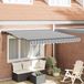 Maison Exclusive - Store électrique rayé anthracite et blanc, dimensions 3 x 2,5 mètres