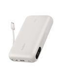 Belkin UltraCharge Externe batterij 20K met USB-C-kabel en display, beige