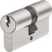 ABUS Cilinder E60Np 30/30/03 - Dubbele cilinder - 30/30 mm - Messing - Mat nikkel