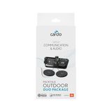 Packtalk Cardo PACKTALK Outdoor Helm Communicatiesysteem, ideaal voor skiën, snowboarden en fietsen (zwart, duo)