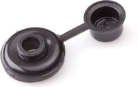 Proftec Afdekkap tbv Houtdraadbouten 7mm - Zwart - 50 stuks