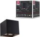 Paulmann LED wandlamp op accu Nyara IP44 3000K 100x104 mm 2x1W Zwart