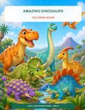Amazing Dinosaurs: Coloring Book