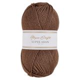 Utopia Crafts Super Aran brei- en haakgaren 100 g (warm beige)