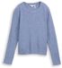Tom Tailor Gebreide trui met gemêleerde look - Maat S - fern blue melange