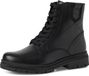 Tamaris - Dames - Biker boots - Zwart - Leer - Maat 41
