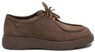 Maciejka Damen Schnürhalbschuhe aus Naturleder mit klassischer Schnürung für den Winter in Braun