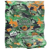 JURASSIC PARK CC Camo Patroon Silky Touch Super Zachte Sprei Deken 152 x 127 cm