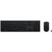 Lenovo Professional - Toetsenbord en muis set - full size - draadloos - Bluetooth, 2.4 GHz - QWERTY - Deens - grijs - bruine doos