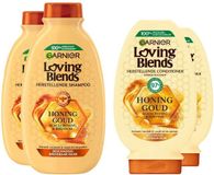 Garnier Loving Blends Honing Goud Shampoo 2x 300 ml & Conditioner 2x 250 ml - Pakket