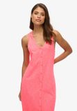 Superdry Beach jersey midi-hemdjurk Dames Jurken