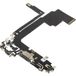 GSMnet Apple Bande avec Connecteur de Charge - Microphone iPhone 15 Pro Max, Noir