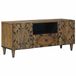 vidaXL meuble TV marron 105 x 33,5 x 46 cm bois de manguier massif