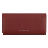 Bugatti Mira Portemonnee RFID-bescherming Leer 19 cm - Dames - Horizontaal - rood