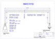 Bachmann CEE 7/7 (haaks) - CEE 7/3 (recht) stroom spiraal verlengkabel - 3x 1,50mm / wit - 2 meter