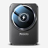 Yesido DS27 Chargeur sans fil pliable 3 en 1 MagSafe 15W – Station de charge par induction rapide pour iPhone, Apple Watch et AirPods, support magnétique ultra compact pliable – Noir