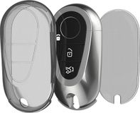 kwmobile autosleutel hoesje geschikt voor Mercedes Benz 3-knops autosleutel smart