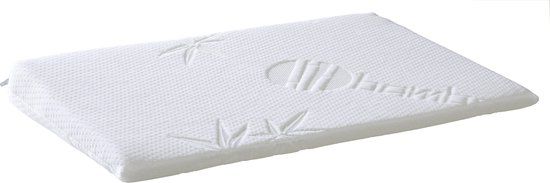 Emob Hoofdkussen Reflux - Wit - 55x30cm - Inclusief Matras - 5425007411850
