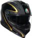 AGV K7 Flow 46 Integraalhelm - Zwart/Goud/Grijs - Maat XL