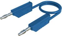 SKS Hirschmann CO MLN 150/1 Meetsnoer Banaanstekker 4 mm 1.50 m Blauw