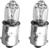 Cyclingcolors 2 x Lamp 12V 23W BA9S Transparant Auto Motorfiets Scooter