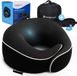 PurelyGoods® Nekkussen Set - Reiskussen - Vliegtuig & Auto - Memory Foam - Zwart