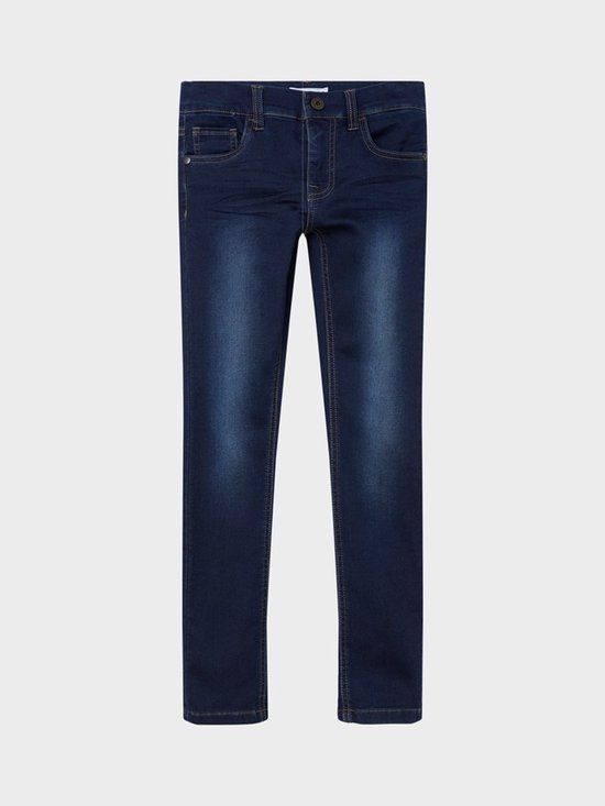 name it NKMTHEO XSLIM SWE JEANS - Jongens Jeans - Dark Blue Denim - Maat 92