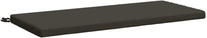 vidaXL - Coussin de banc - SOEST - 100% Polyester - Anthracite - 120 x 50 x 5 cm