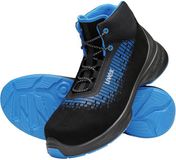 Uvex Chaussures de sécurité Bottes 6833 Noir/Bleu Pu S3 Hommes