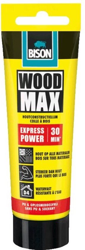 Bison Wood Max Express Houtconstructielijm - 100 gram