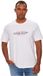 Guess American Tradition T-shirt Korte mouw Ronde hals Logo Wit Katoen Jersey Regular Fit Mannen XL