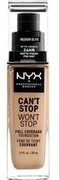 NYX Professional Makeup CANT STOP WONT STOP 24-HOUR FNDT - MEDIUM OLIVE