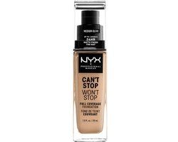 NYX Professional Makeup CANT STOP WONT STOP 24-HOUR FNDT - MEDIUM OLIVE