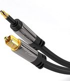 KabelDirekt 797698090320 audio kabel 1 m Toslink Mini-TOSLINK Zwart