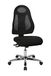 Topstar Free Art Chrom, ergonomische bureaustoel, bureaustoel, stof, zwart/zwart