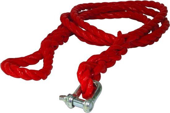 Jumbo sleepkabel 5000kg 3,5m 18mm - Rood